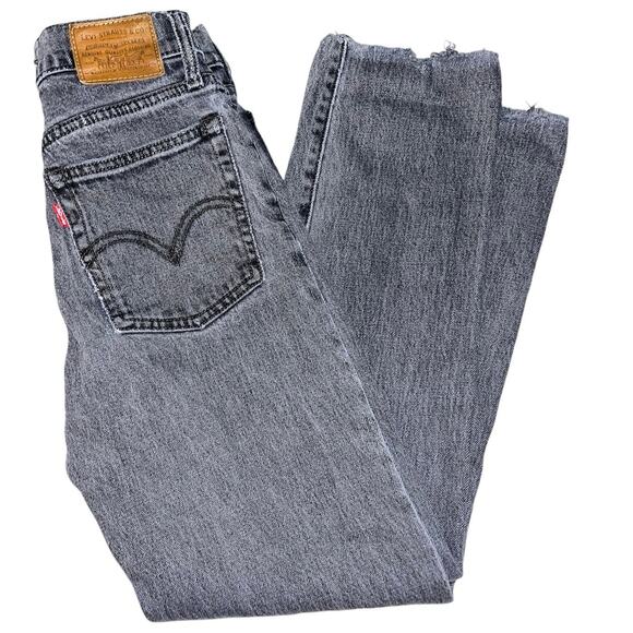 LEVIS Premium Denim Wedgie Straight Size 24 Like New Wonens - Picture 3 of 9